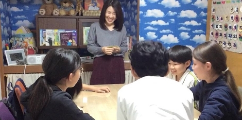 ”小学生コースの授業風景”