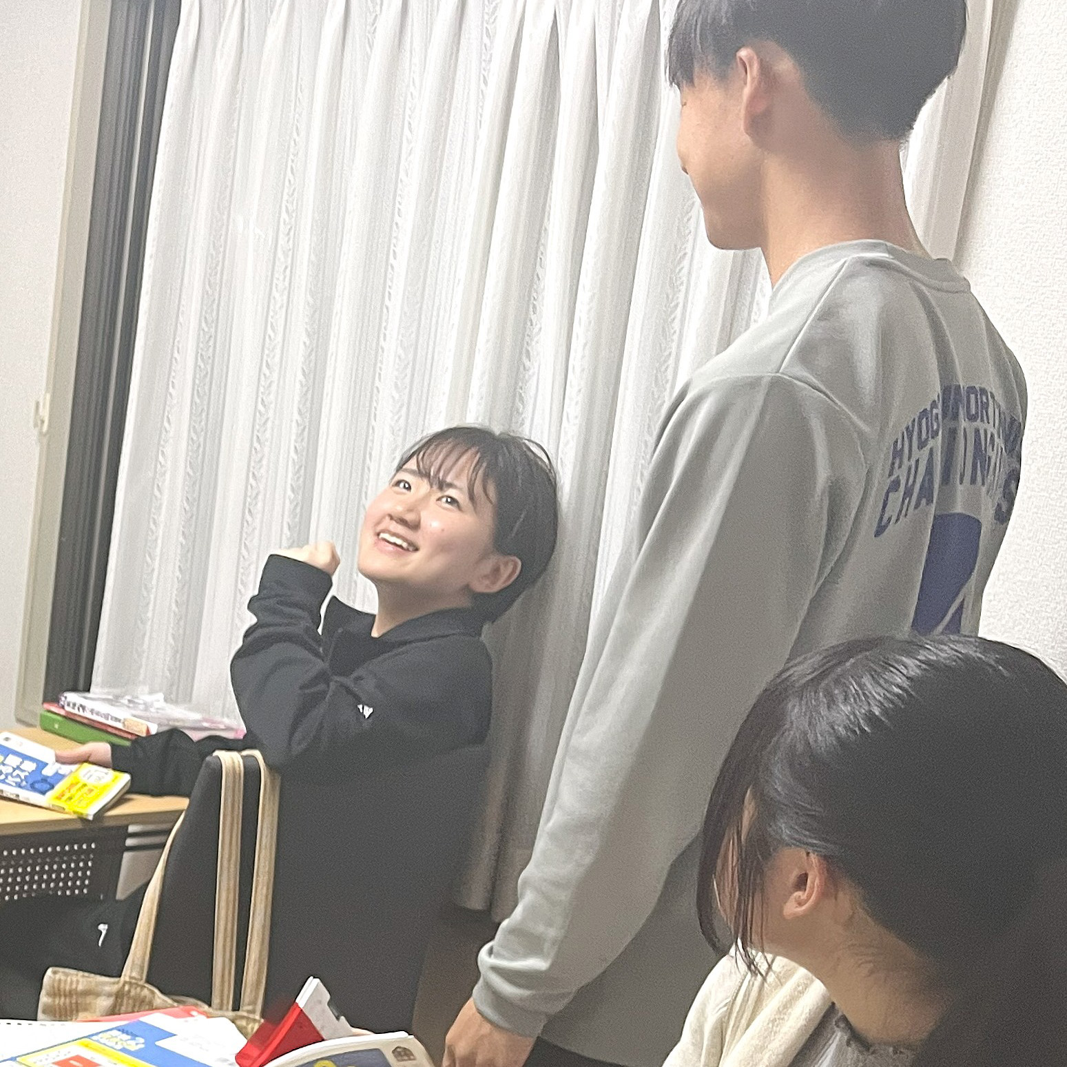 ”中学生コースの授業風景”